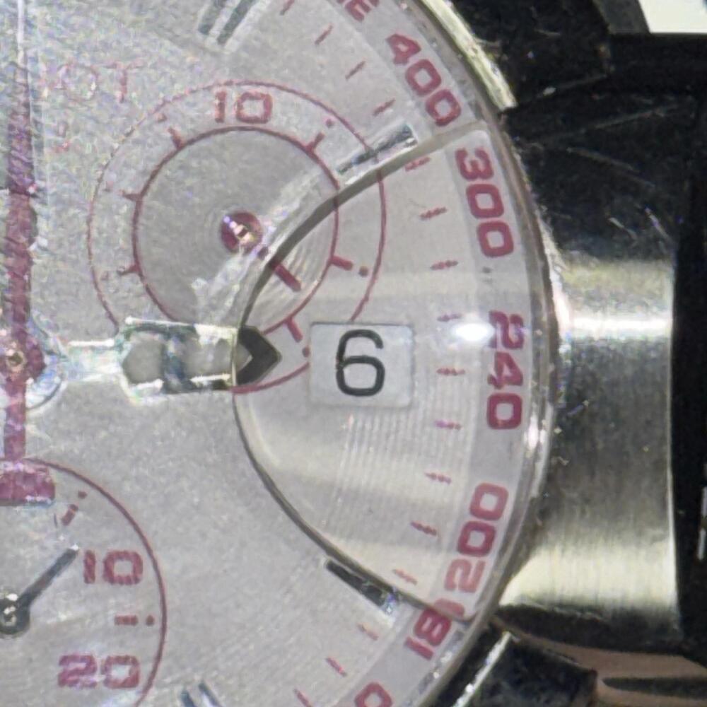 Tissot T-race Pink/silver Dial Pink Silicone Strap Swiss Quartz Chronograph - Picture 8 of 15